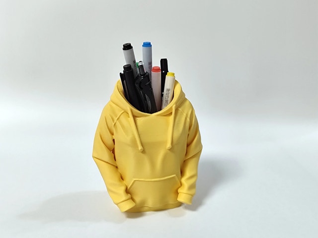 Custom Hoodie Pen Holder – Unique Desk Organizer - photo 2