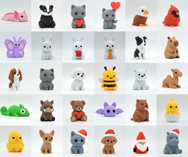 Huge selection of cute Desk Pets & Mini Animal Figurines