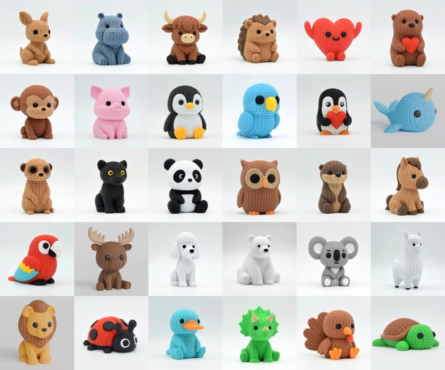 Huge selection of cute Desk Pets & Mini Animal Figurines - photo 4