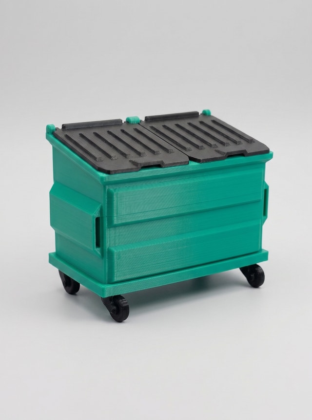 Mini Desktop Disposal Dumpster