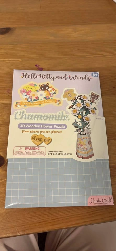 3D Wooden Flower Puzzle