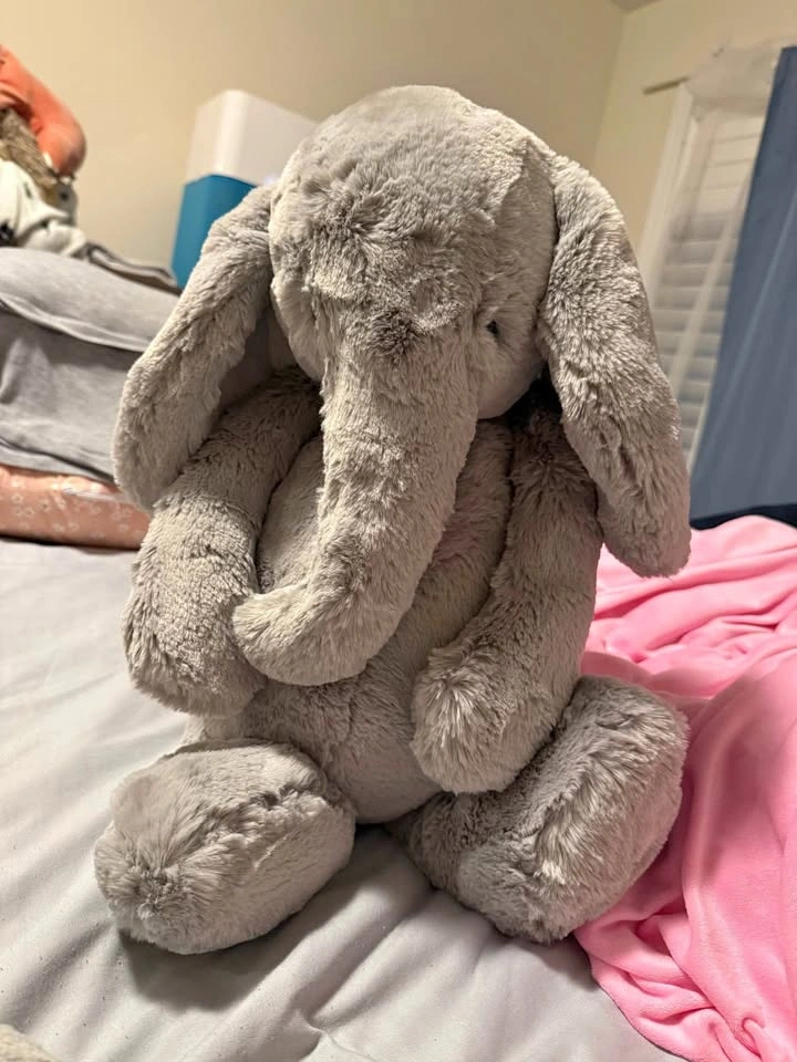 Jellycat Huge Bashful Luxe Elephant Thuddeus BNWT