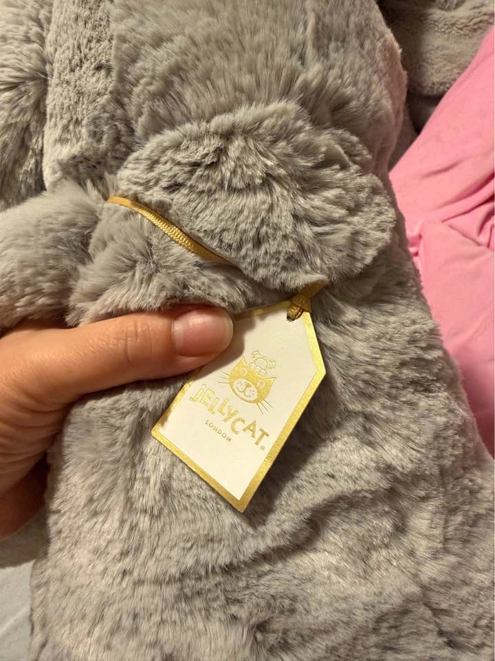 Jellycat Huge Bashful Luxe Elephant Thuddeus BNWT - photo 3