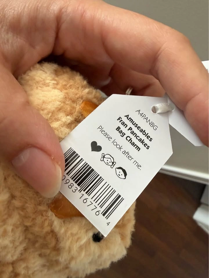Jellycat Fran Pancake Keychain bag charm BNWT - photo 3