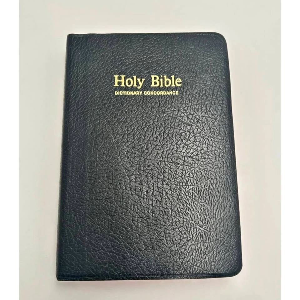 Vintage 1977 Holy Bible King James Version KJV Red Letter