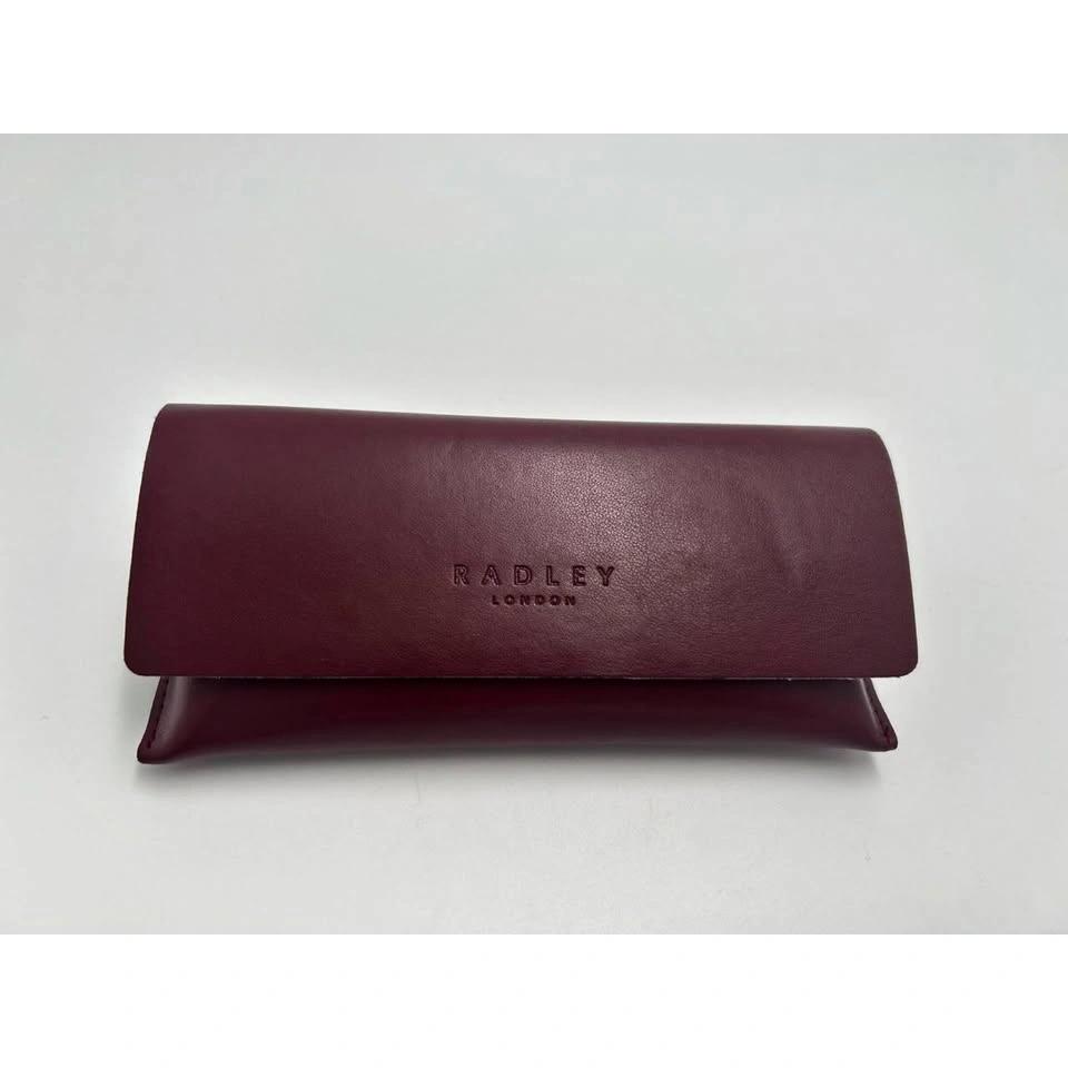 Radley London Eyeglasses Case Burgundy Red Leatherette
