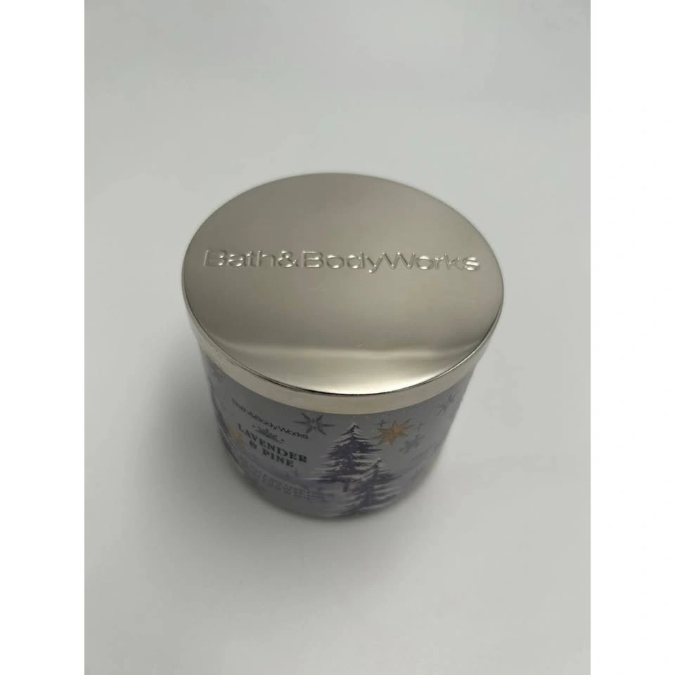 Bath & Body Works Lavender & Pine 3-Wick Candle 14.5 oz - photo 2