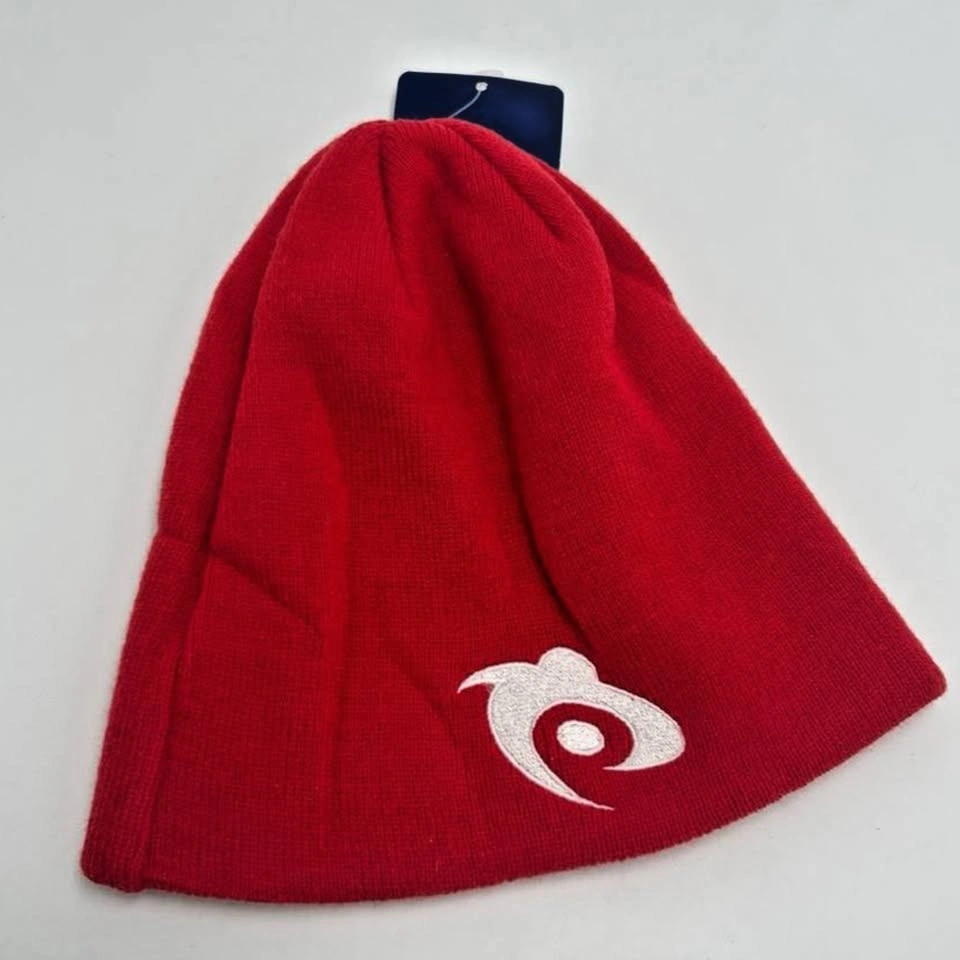 Vintage Reebok Sportsnet Hockey Central Beanie Red Knit Hat NWT - photo 2
