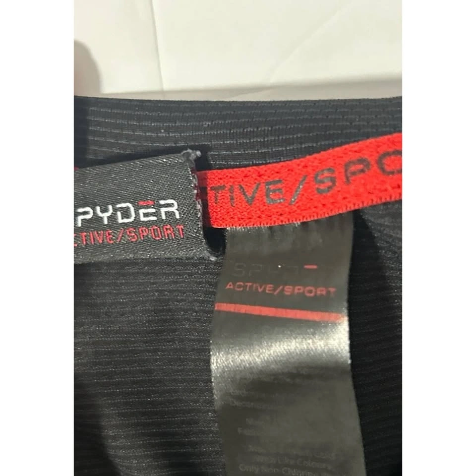 Spyder Active Sport Mens S Black Charcoal ProWEB T-Shirt - photo 4