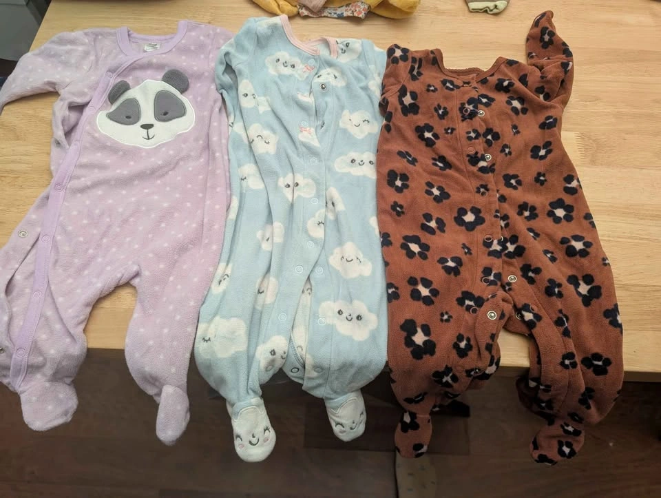 6month fleece & terry sleepers - photo 2