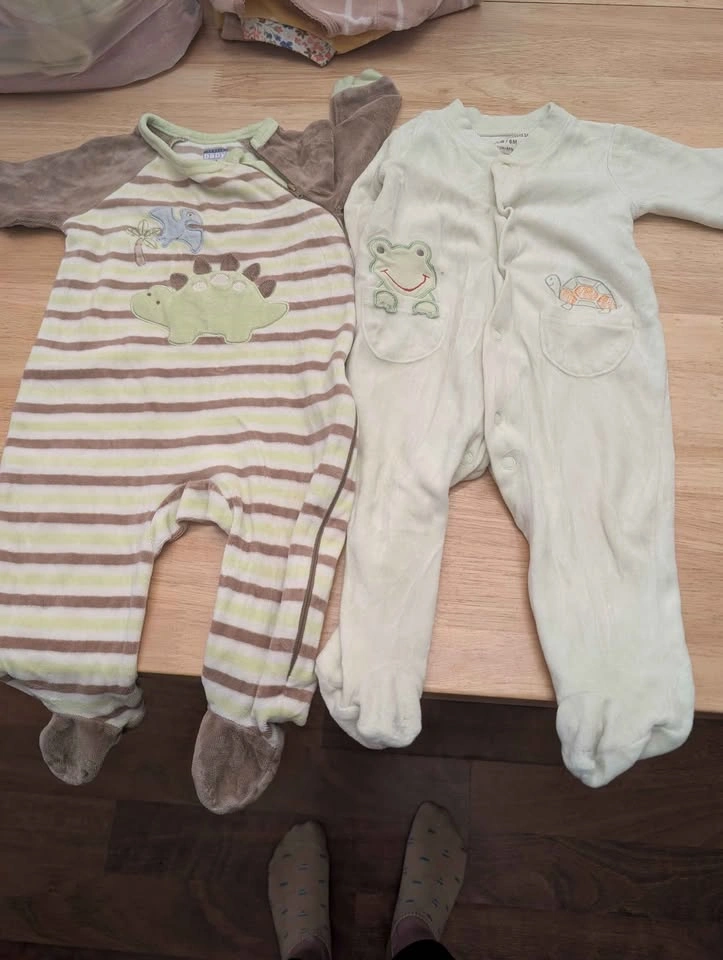 6month fleece & terry sleepers - photo 3