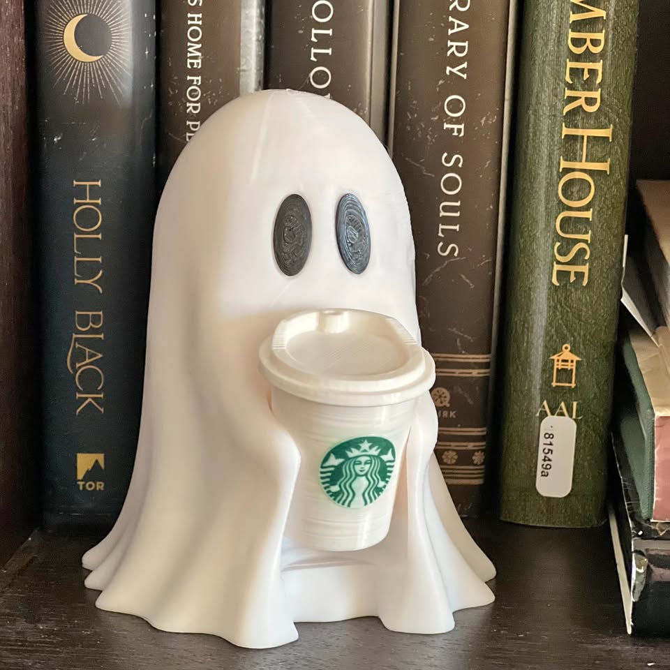 Ghost Halloween Shelf Decor