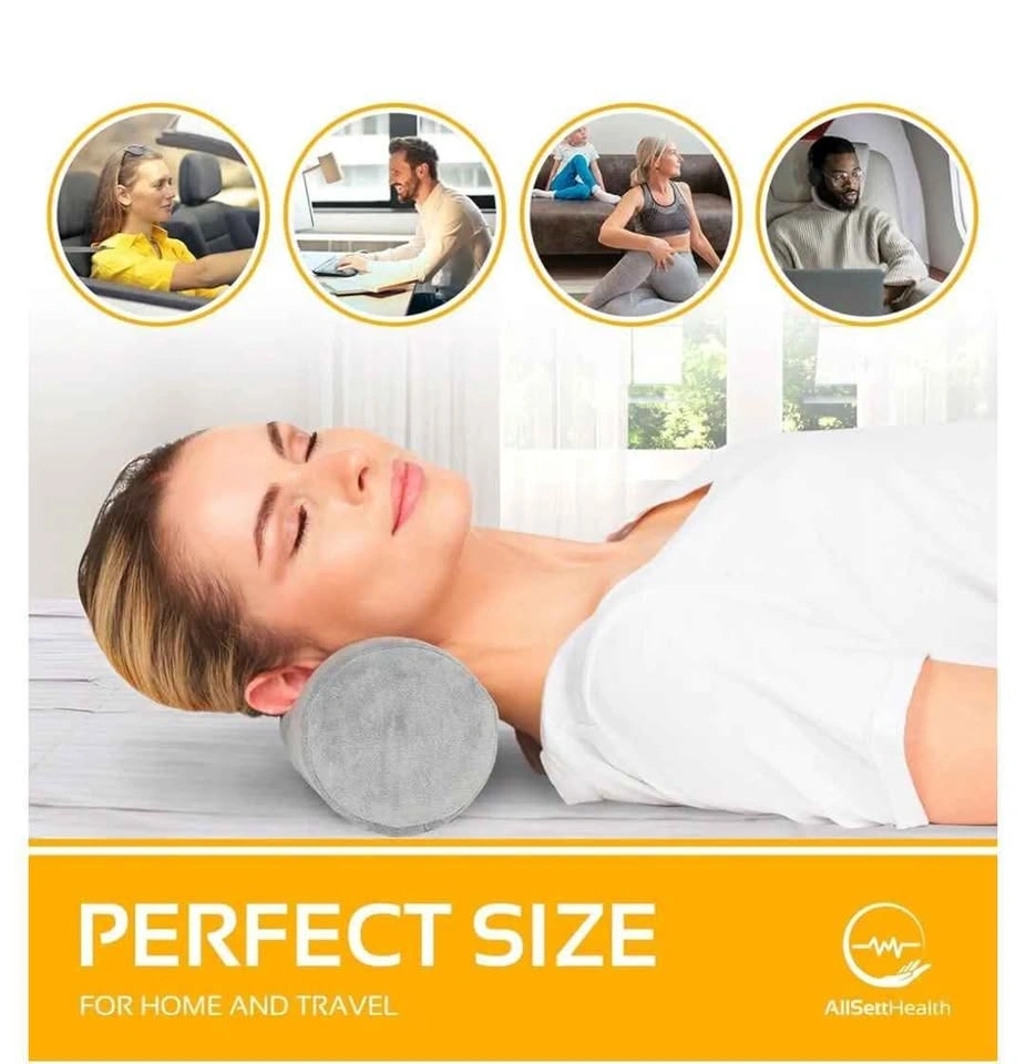 Neck Roll Memory Foam Pillow - photo 4