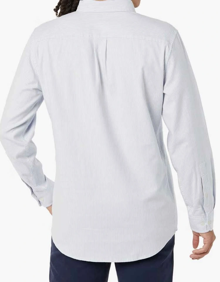 NWT Men's Amazon Essentials Long-Sleeve Oxford/Flannel Shirt - S - photo 2