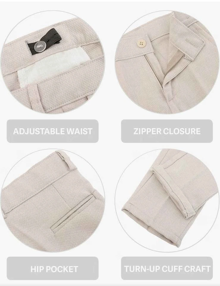 BRAND NEW 4-Piece Boys Formal Suit - Tan Linen, Size 6 - photo 5