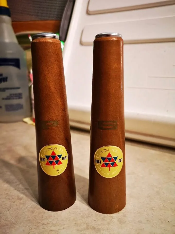 Canada Confederation Wooden Salt & Pepper Shakers thumbnail