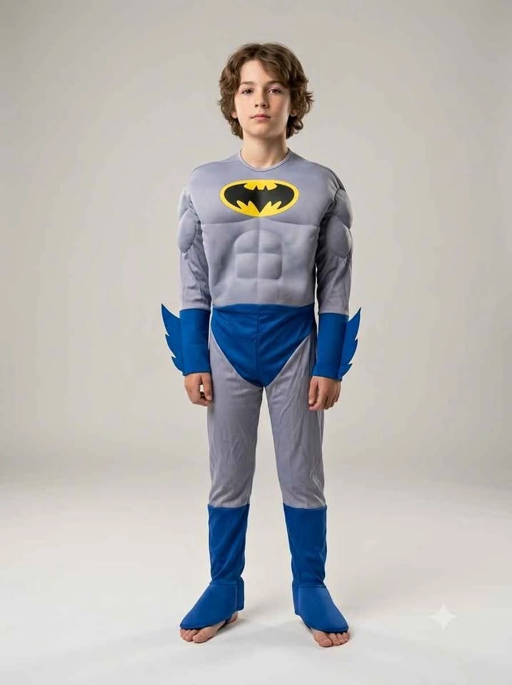 Classic Batman Muscle Costume (Boys 10–12 / Tall)
