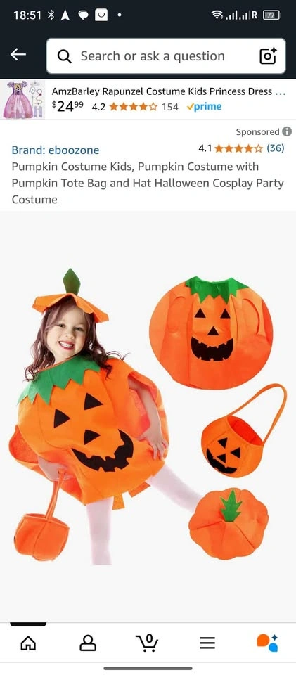 Pumpkin Costume Kids - photo 2