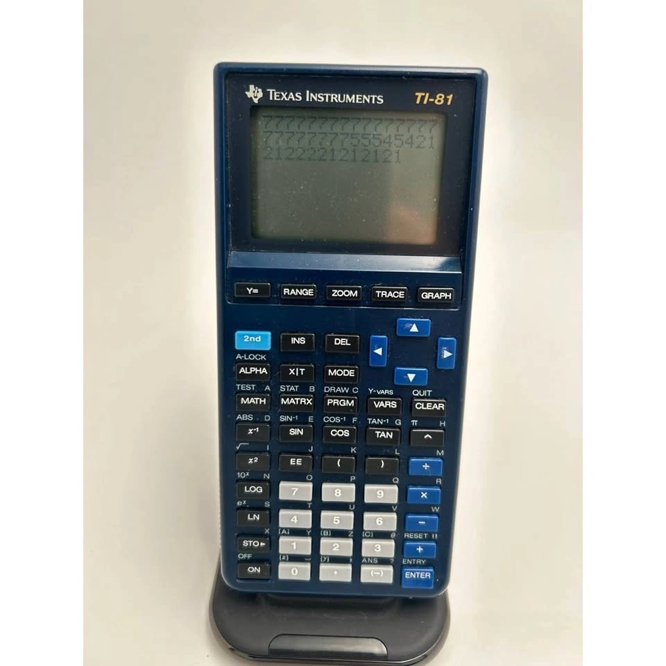 Texas Instruments TI-81 Graphing Calculator Vintage Tested