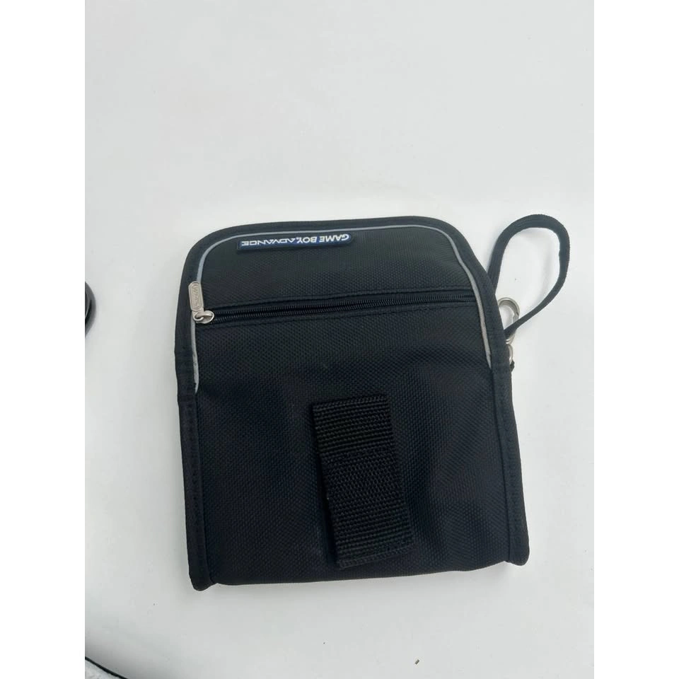 Nintendo Game Boy Advance GBA Travel Carrying Case Bag Black Str - photo 3