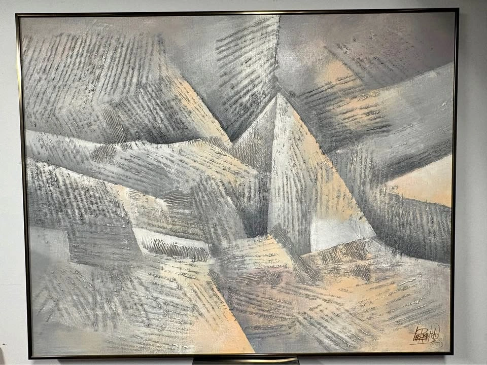 Vintage Mid-Century Lee Reynolds Abstract Painting