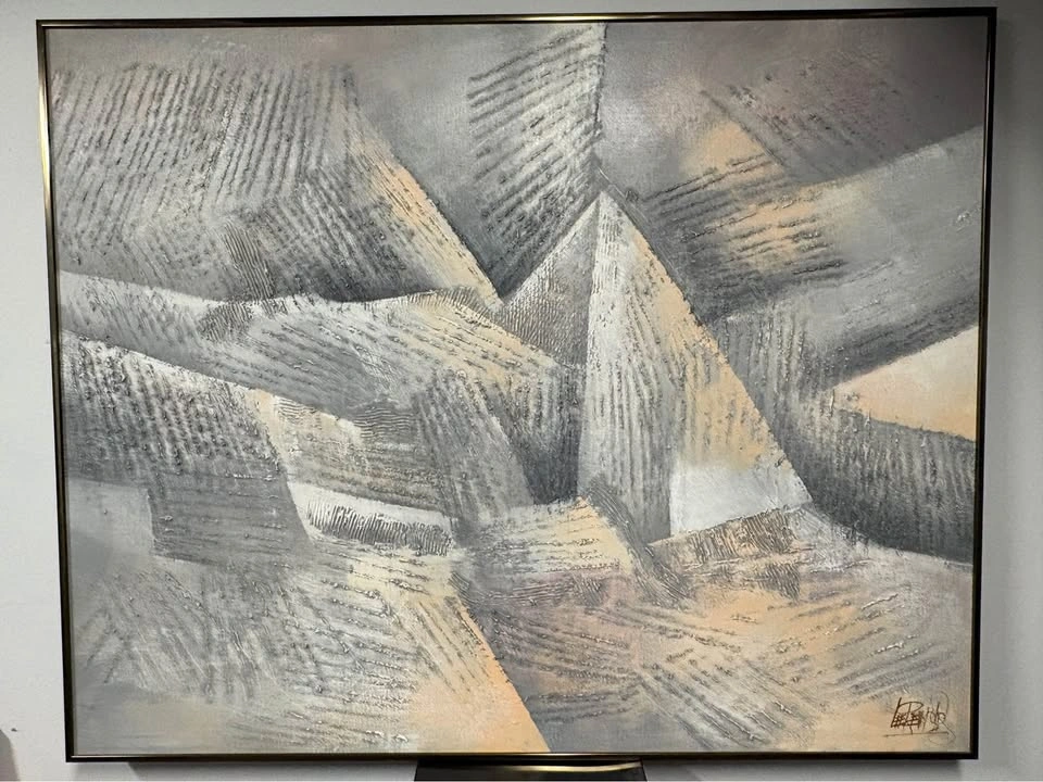 Vintage Mid-Century Lee Reynolds Abstract Painting - photo 2