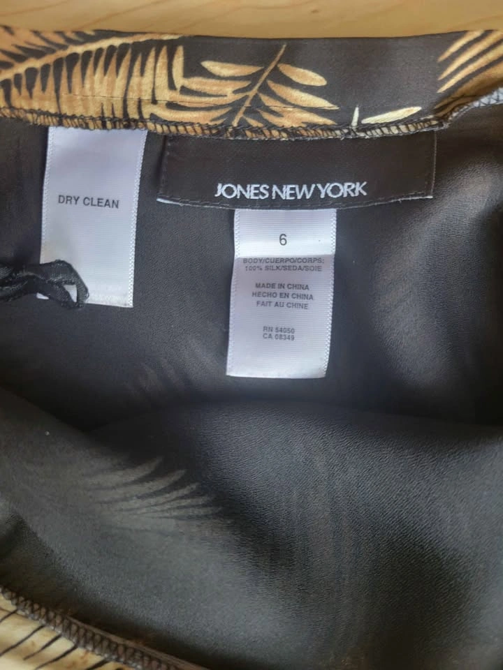 Jones New York Silk Maxi Skirt Size 6 - photo 3