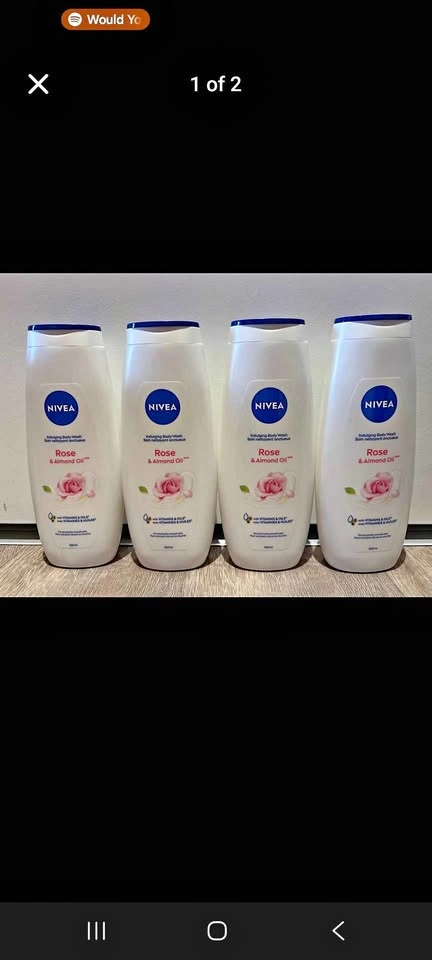 Nivea Indulging Body Wash Rose & Almond Oil