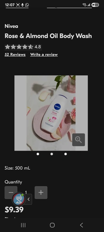 Nivea Indulging Body Wash Rose & Almond Oil - photo 3