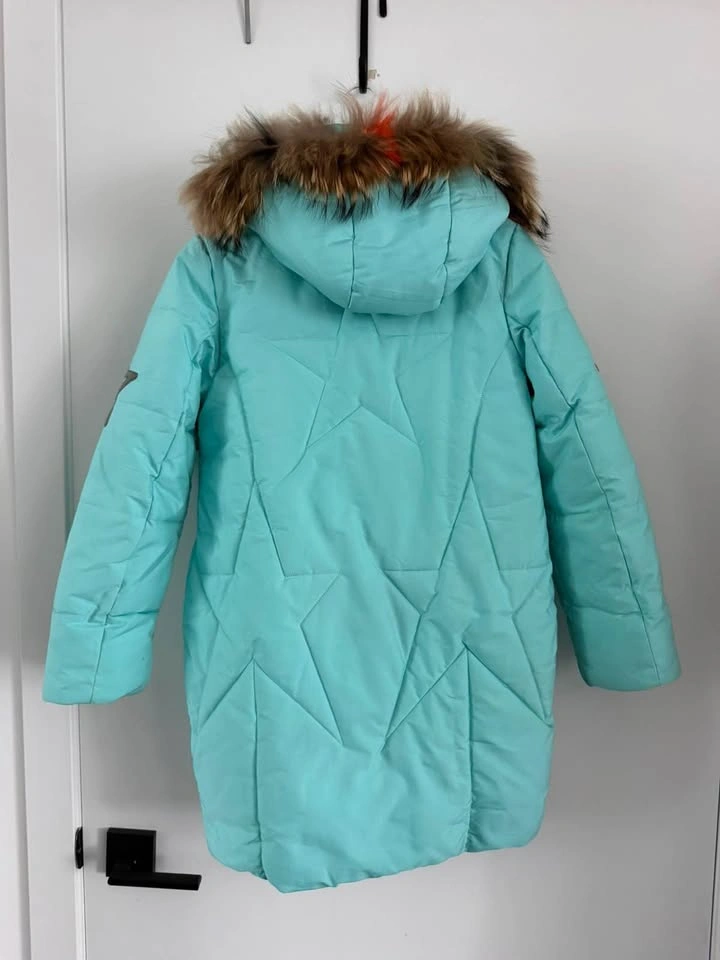 Girls' FREEVER Mint Green Winter Parka / Jacket (Size 146) - photo 3