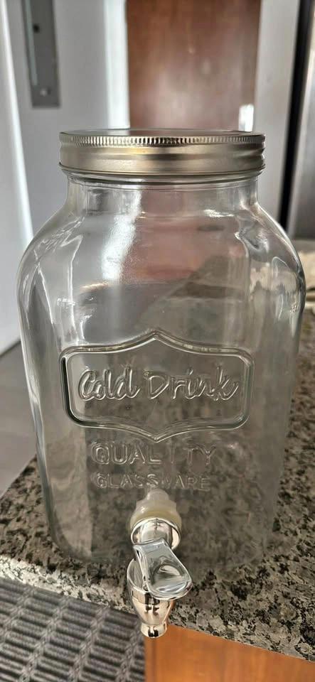 Glass Cold Drink Beverage Dispenser