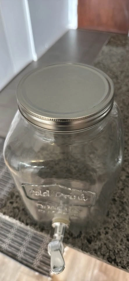 Glass Cold Drink Beverage Dispenser - photo 2