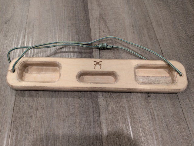 Ash Climbing Wood Portable Hangboard - Very Good Condition