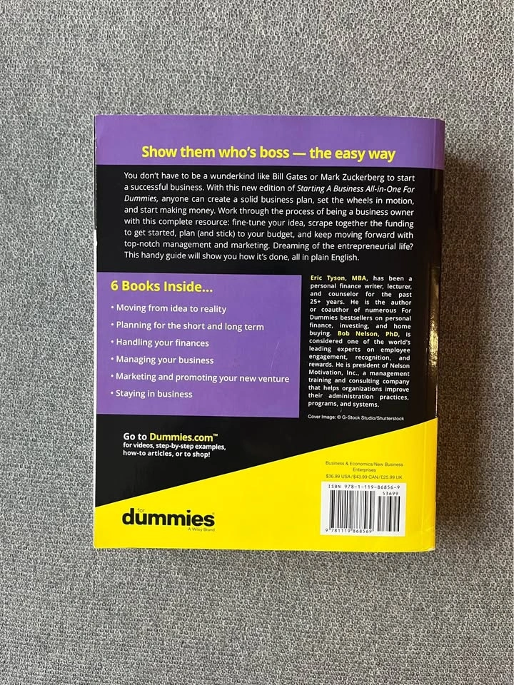 Starting a business for dummies book - photo 2
