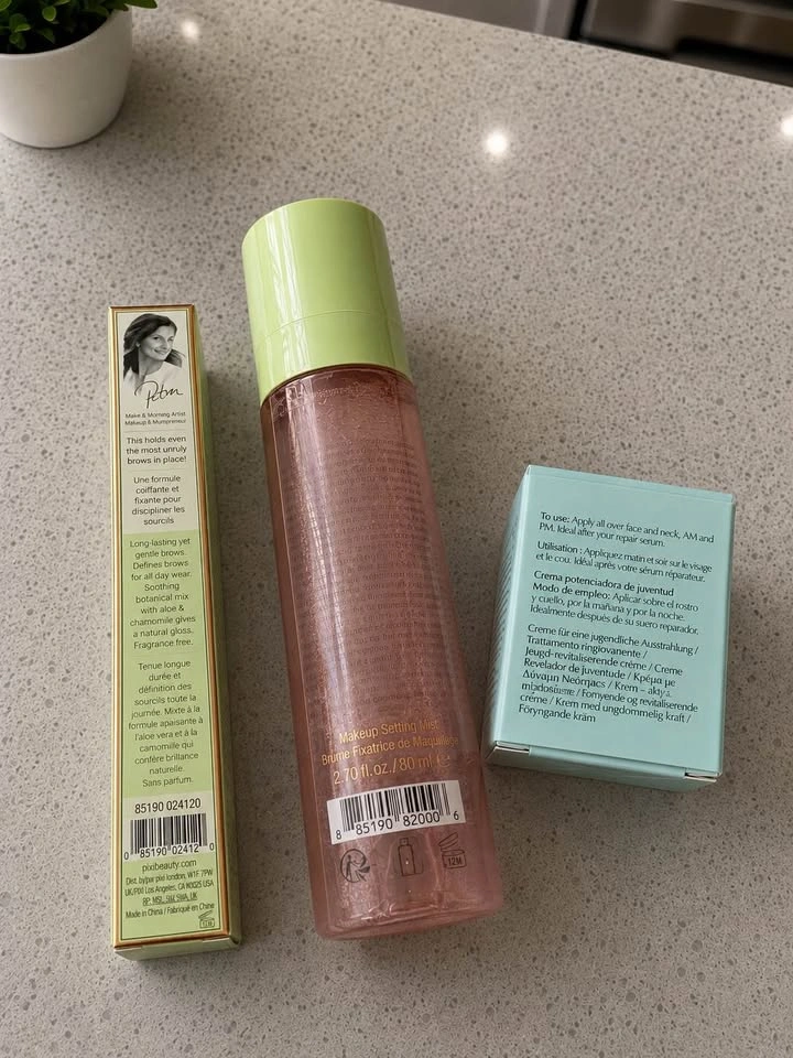 Pixi Makeup Fixing Mist, Brow Tamer, and Estee Lauder Bundle - photo 2
