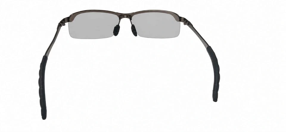 Dark Semi-Rimless Rectangular Glasses - photo 2
