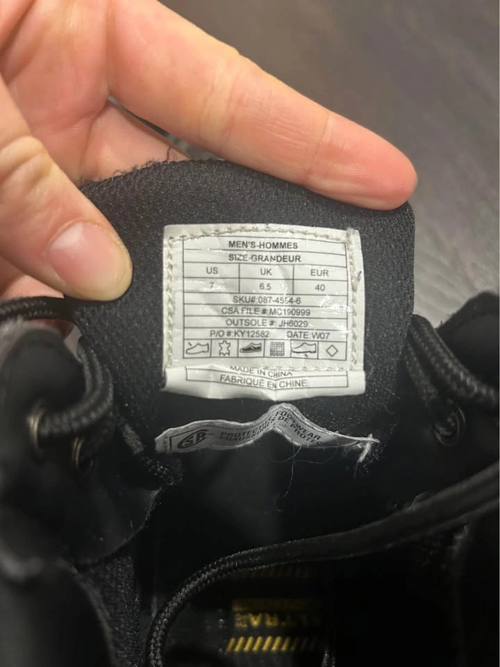 Work Safety / construction shoes size 7 men - photo 5