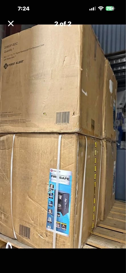 Sealed First Alert 2.14 cu. ft. Waterproof Fire Resistant Safe