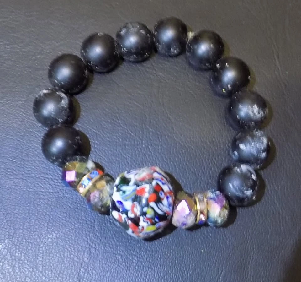 African Glass Beads - Bracelet - photo 5