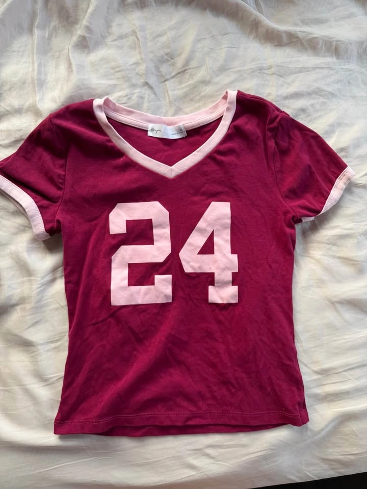 supre pink graphic tee