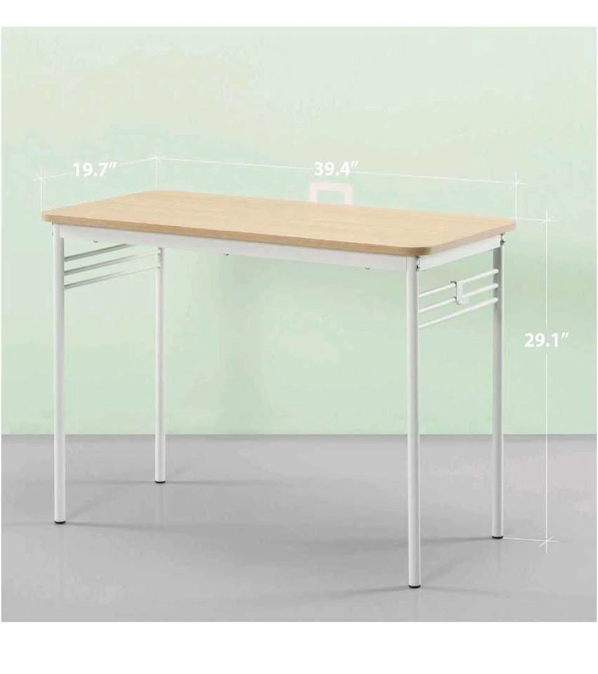 Zinus Connie 40 inch Retro Metal Framed Office Desk - photo 2