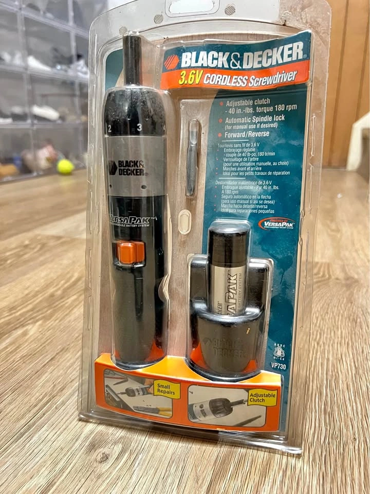 Black & Decker VP730 3.6V Cordless Screwdriver