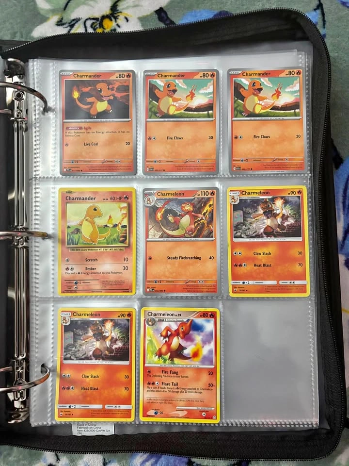 Pokemon TCG Charmander and Charmeleon Card Lot