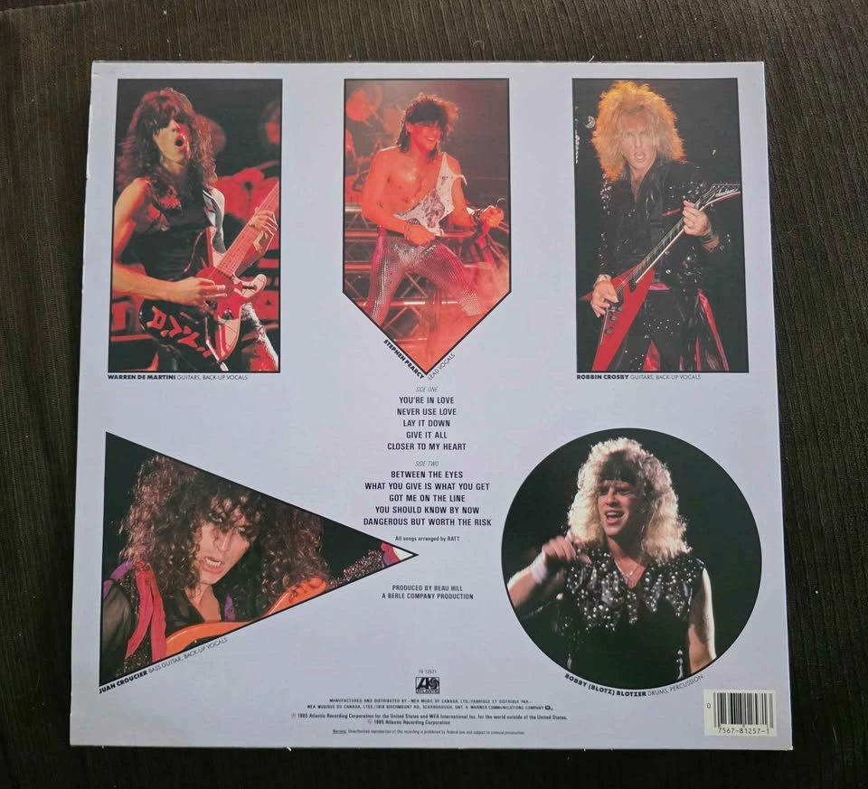 RATT Vinyl Record - photo 2