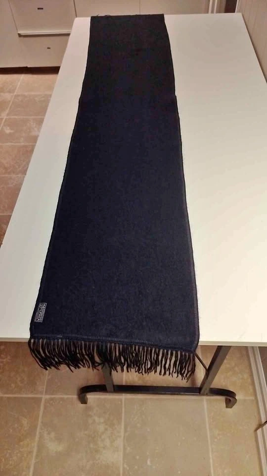 Beautiful Black 100percent Alpaca Scarf