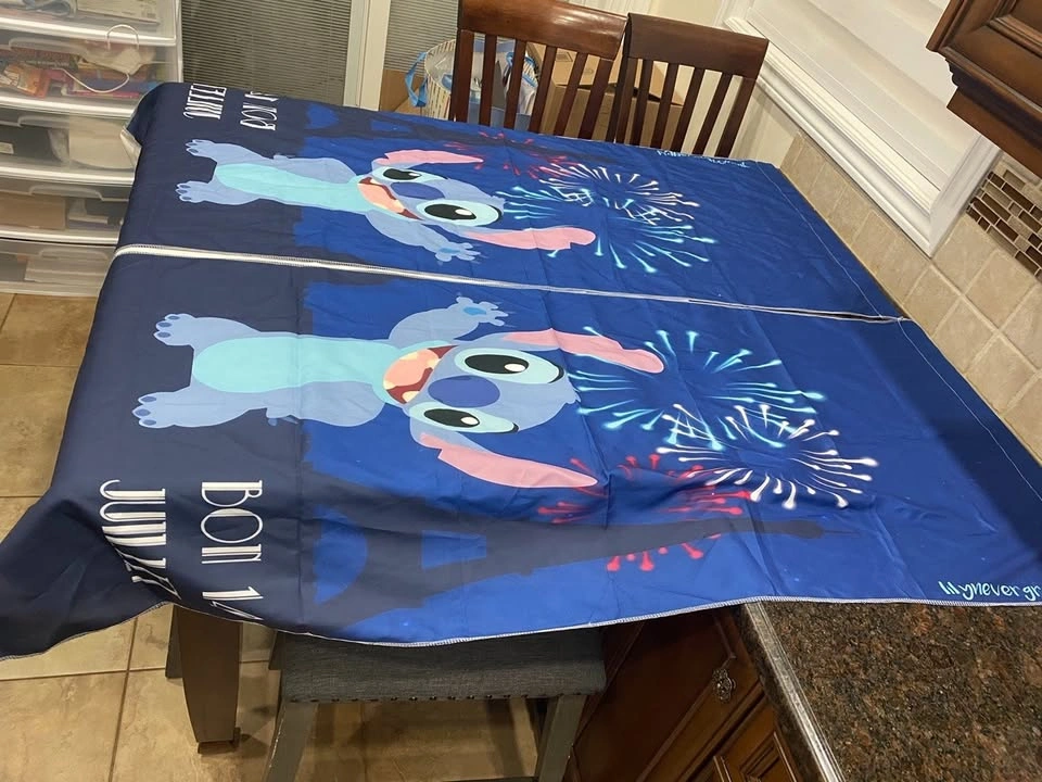 Disney Lilo & Stitch Kids Room Curtains - Paris Eiffel Tower - photo 3