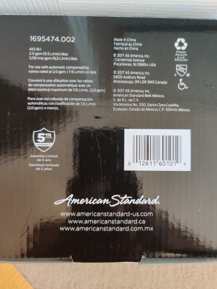 Brand new American Standard SPECTRA eTouch chrome shower head - photo 5