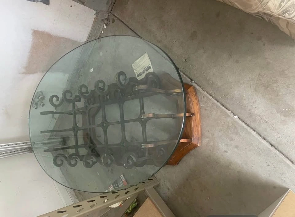 Unique Wood & Glass Coffee Table - photo 2