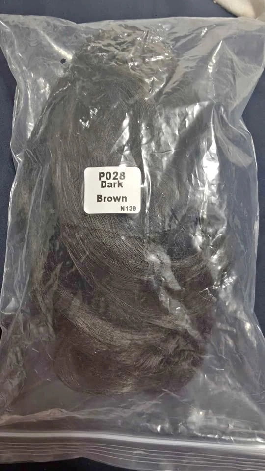 Dark Brown Claw Clip Ponytail Hair Extension