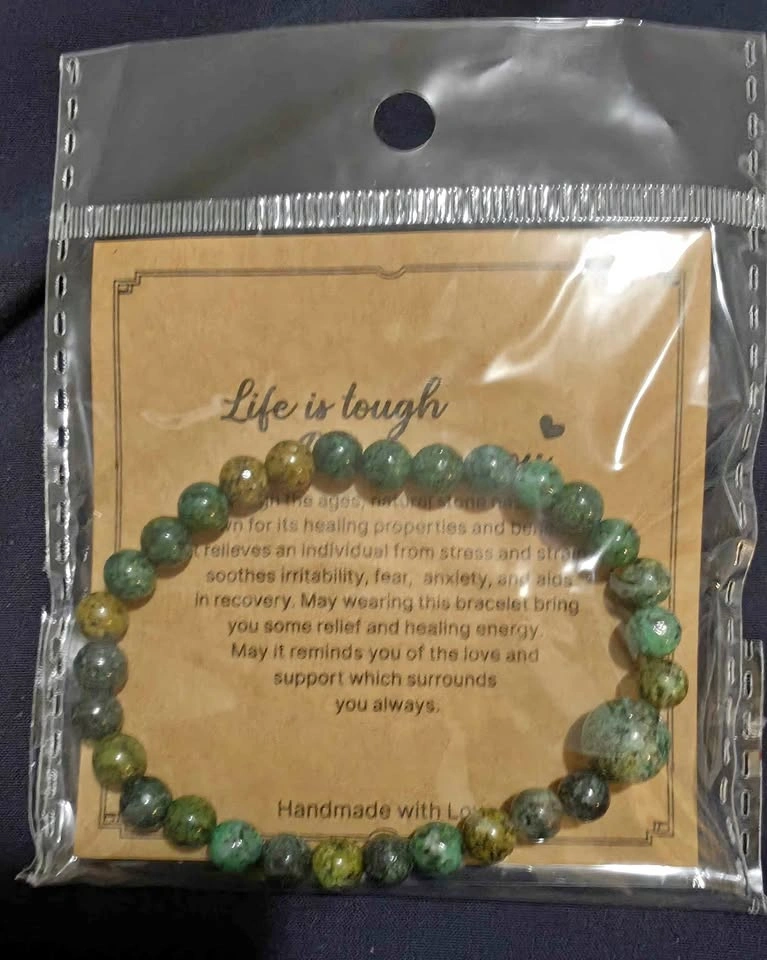 Natural Turquoise Bead Bracelet. 2 for $30 or 1 for $20